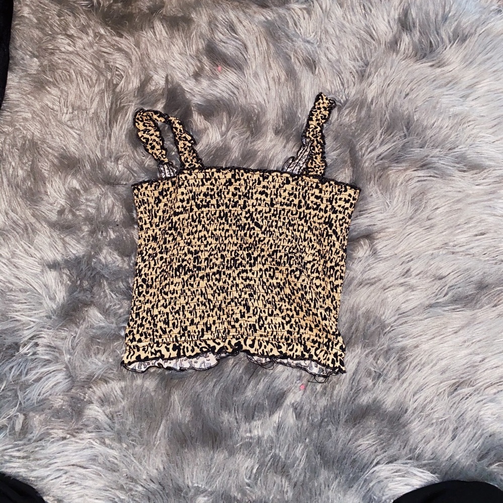 PACSUN cheetah print tank top💛